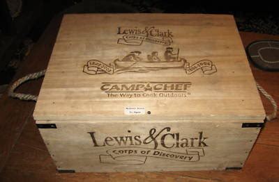 camp chef lewis and clark set metal box|lewis and clark cast iron do12.